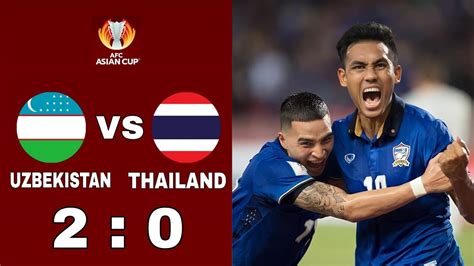 hasil thailand vs uzbekistan